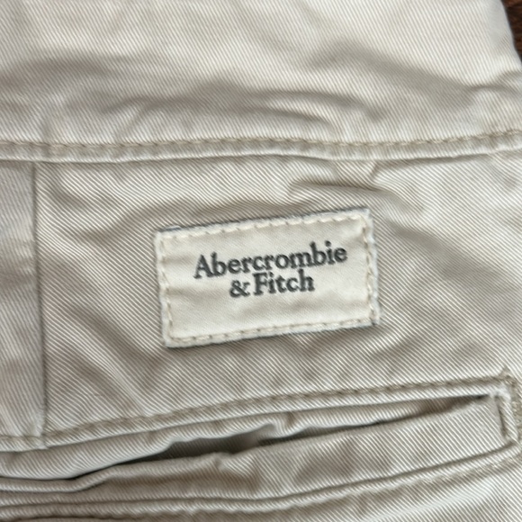 COPY - Vintage Abercrombie & Fitch Khaki Button Fly Shorts - Picture 7 of 8